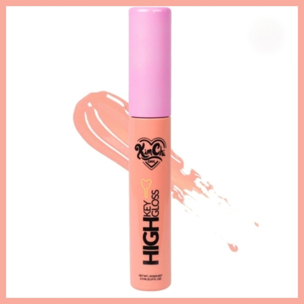 Kimchi Chic Beauty High Key Lip Gloss in Peach Pink